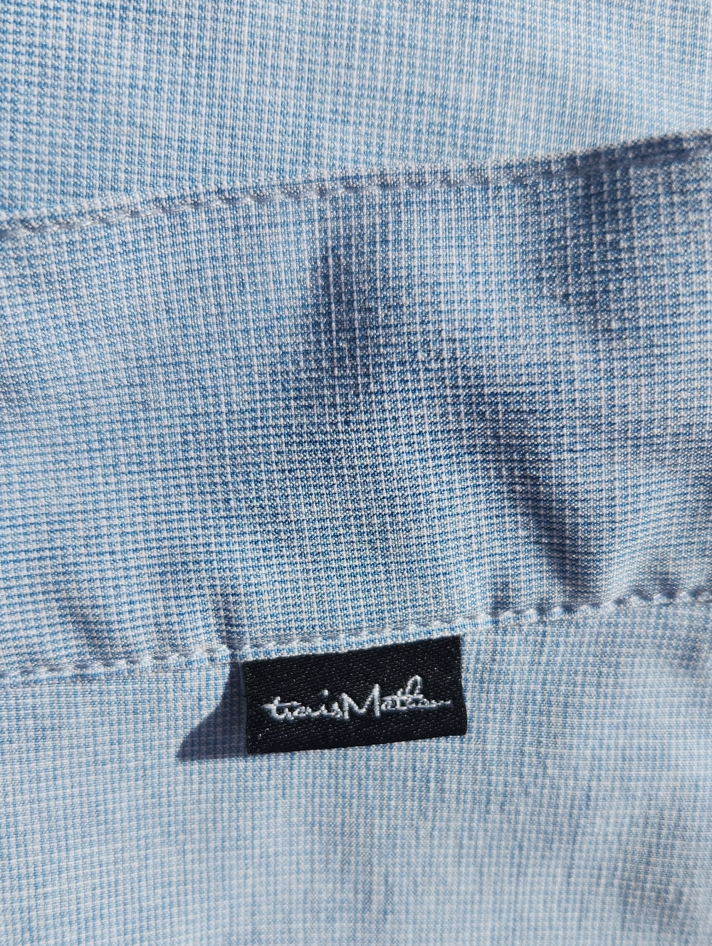 TravisMathew Men’s Light Blue Performance Golf Chino Shorts - Size 36 - Picture 5 of 10
